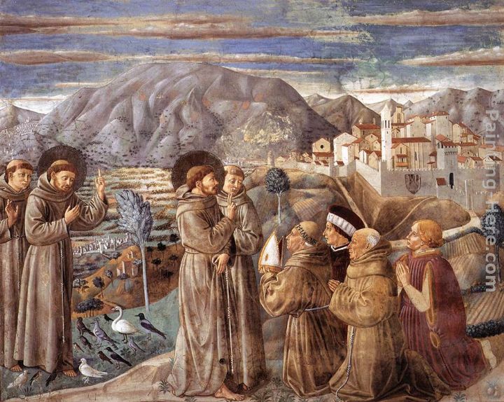Scenes from the Life of St Francis (Scene 7, south wall) painting - Benozzo di Lese di Sandro Gozzoli Scenes from the Life of St Francis (Scene 7, south wall) art painting